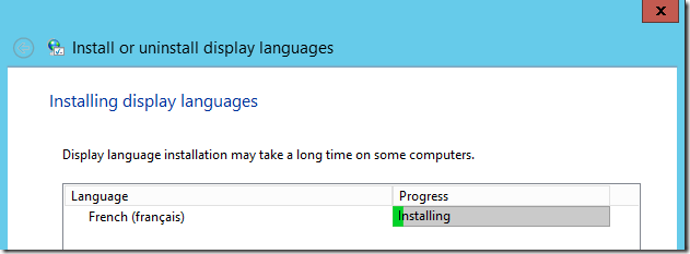 Windows Server 2012 Install Language Pack