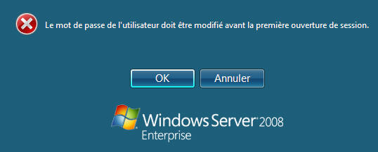 Windows Server 2008 - mot de passe